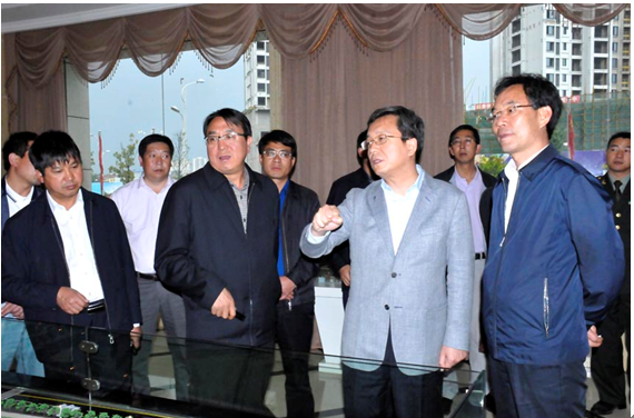 曲靖市委副書記劉立志在宣威市調研期間到如意湖畔﹒幸福城運營中心聽取工作匯報