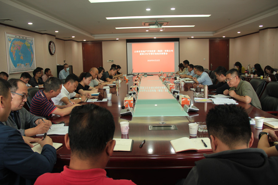 公司召開愛國衛(wèi)生專項(xiàng)行動動員布置會