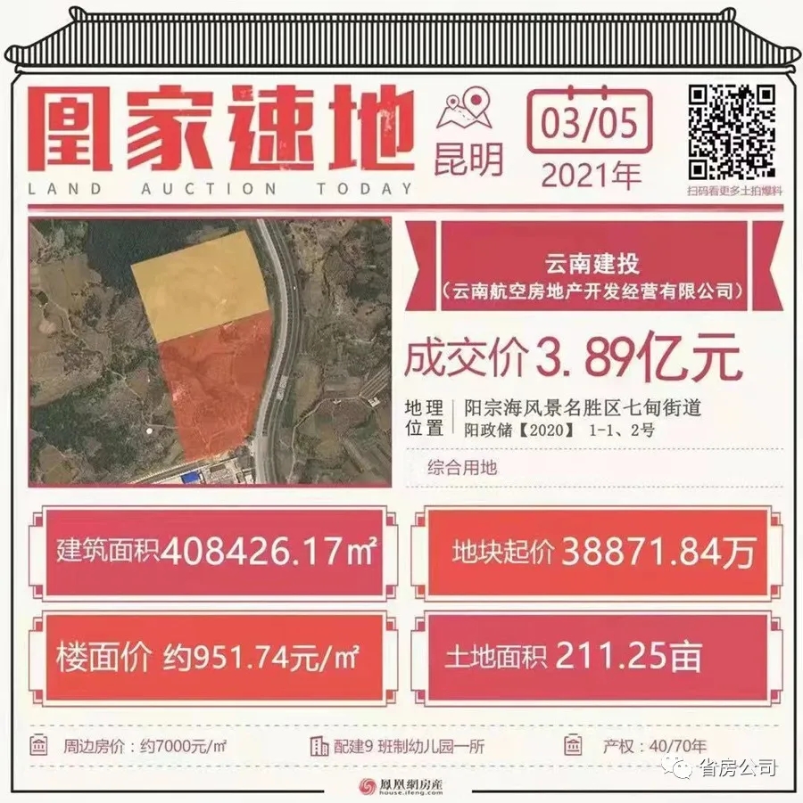 云航地產(chǎn)成功摘得昆明陽(yáng)宗海風(fēng)景名勝區(qū)七甸街道兩宗建設(shè)用地