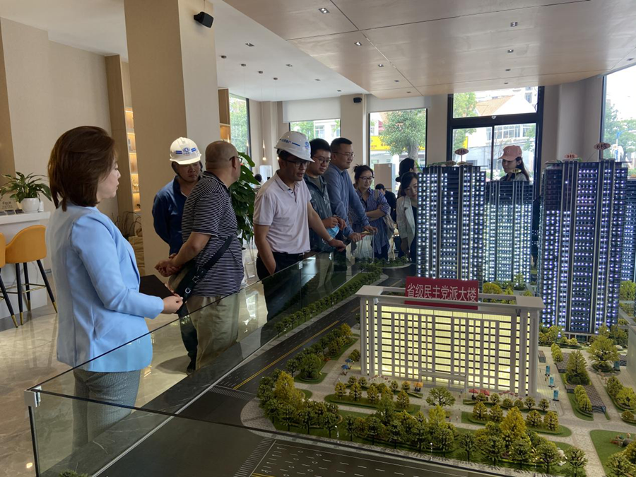 楊劍波到朝朝暮暮、安居和苑項目調研