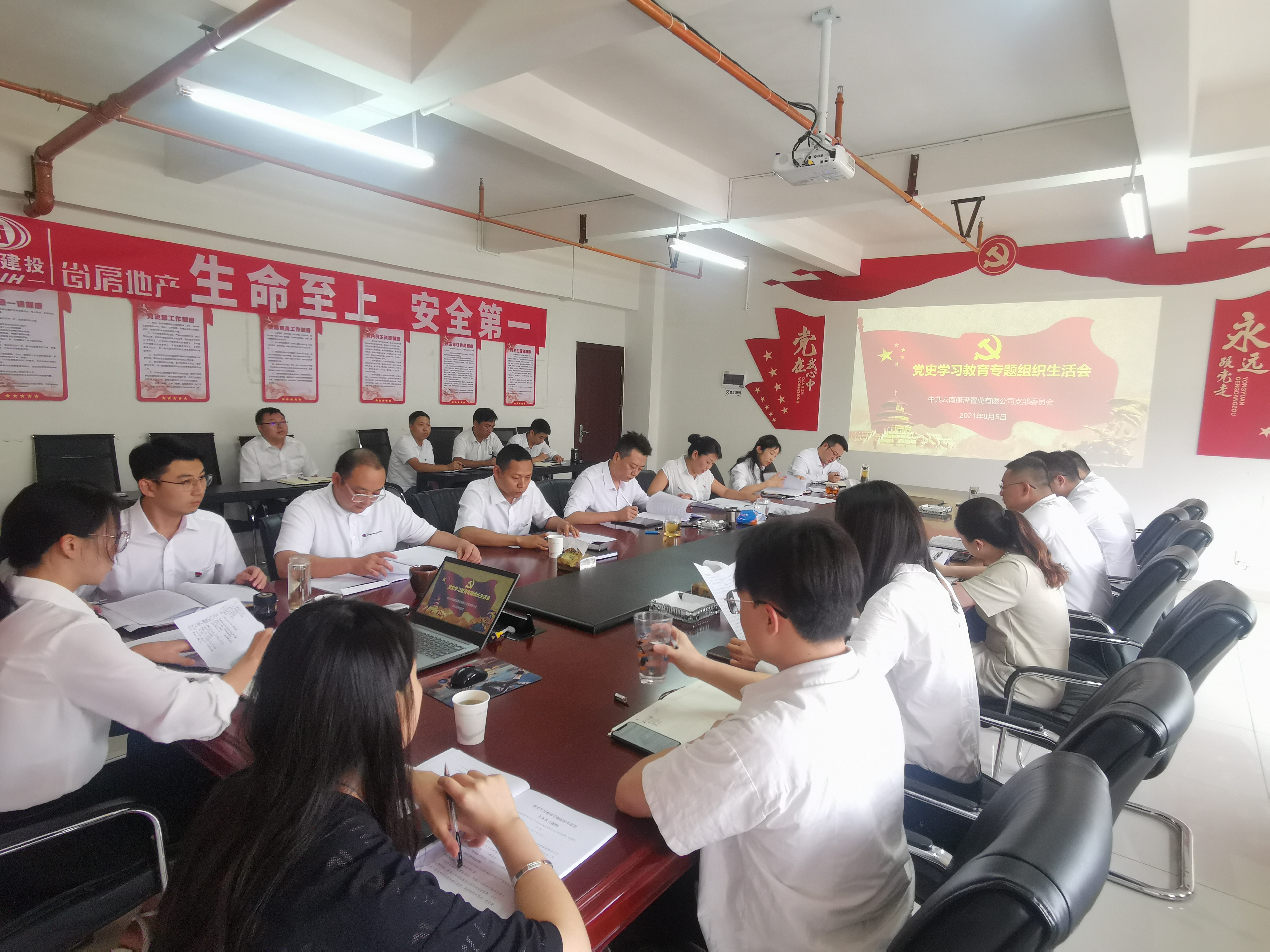 康澤公司黨支部召開黨史學(xué)習(xí)教育專題組織生活會(huì)