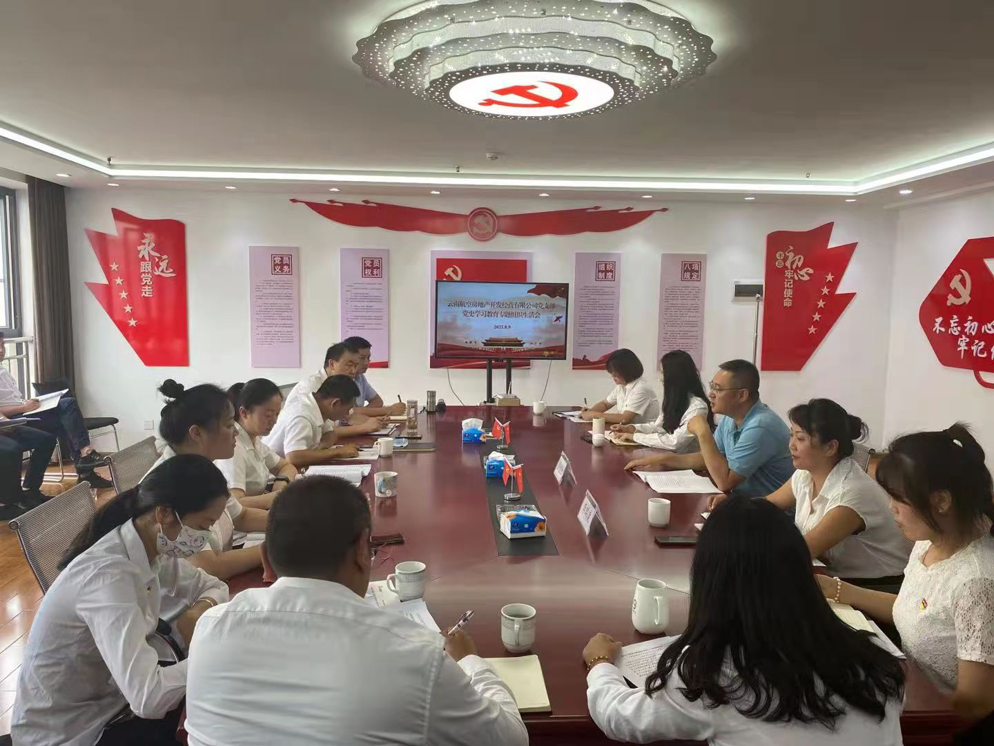 云航地產(chǎn)黨支部召開(kāi)黨史學(xué)習(xí)教育專題組織生活會(huì)