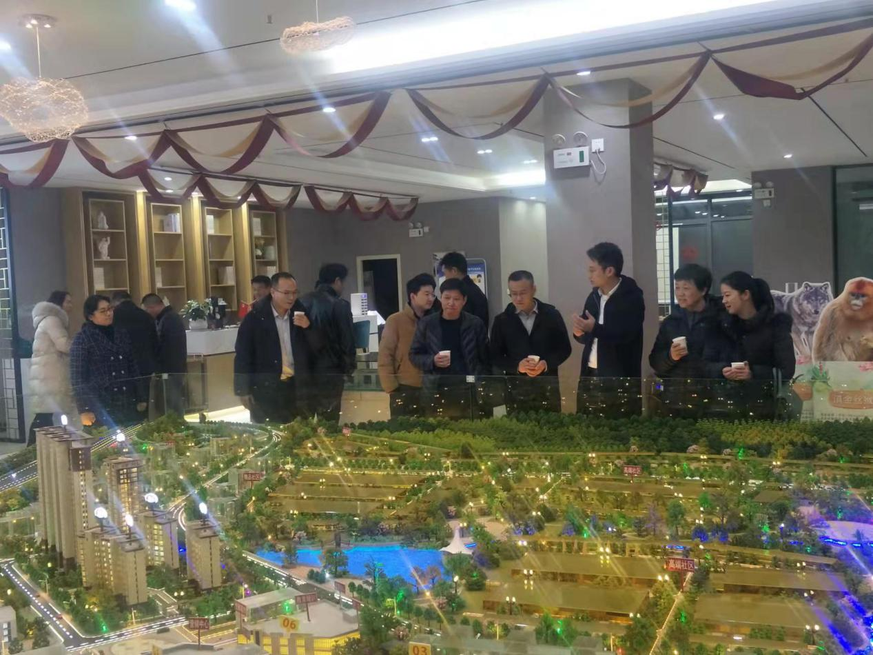 云南電子信息學(xué)校校長王正理到安居和苑項目參觀