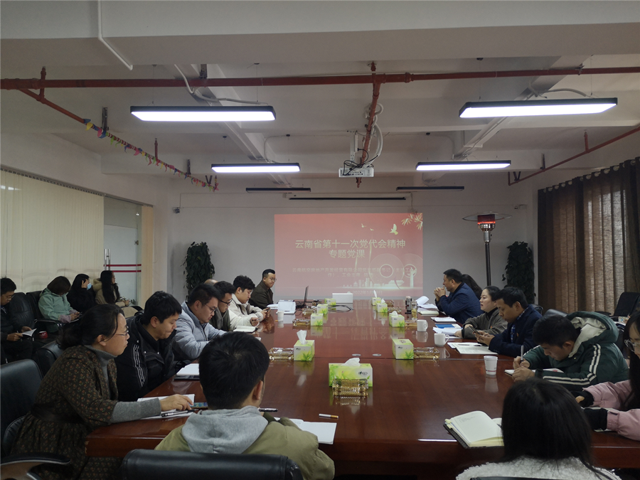 云航地產(chǎn)黨支部組織學(xué)習(xí)黨的十九屆六中全會(huì)精神及省第十一次黨代會(huì)精神