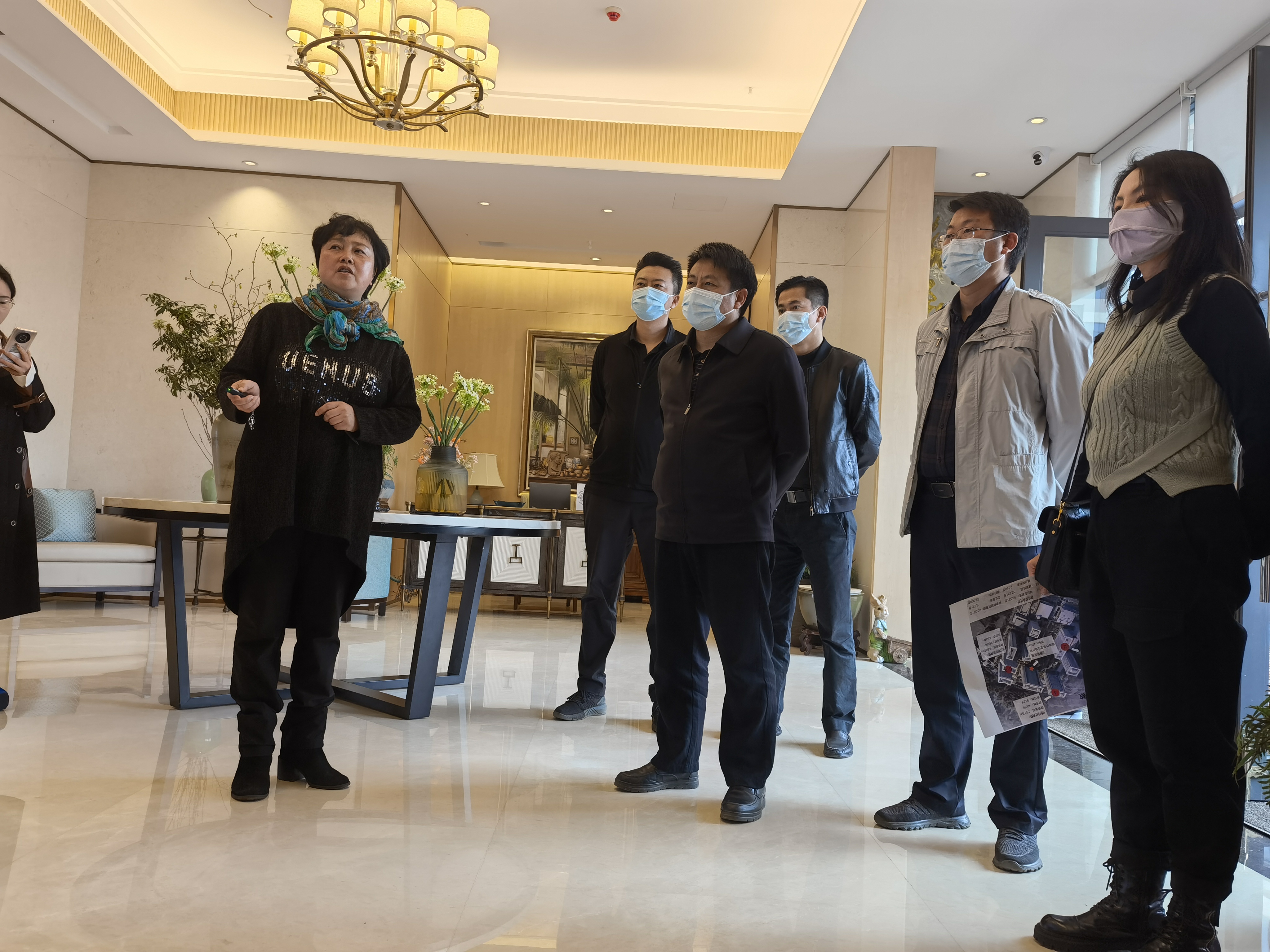 陽宗海風景名勝區(qū)黨工委書記、管委會主任楊澤松到清風明月項目調(diào)研