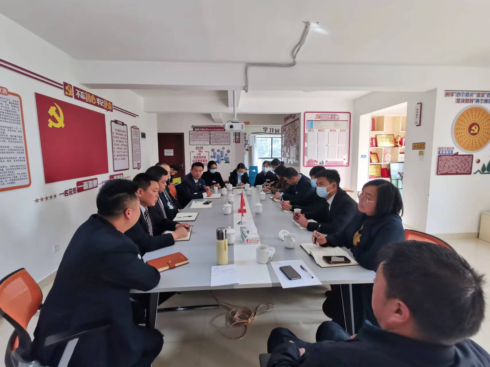 省房物業(yè)到盛高物業(yè)服務(wù)項(xiàng)目開(kāi)展紅色物業(yè)學(xué)習(xí)交流