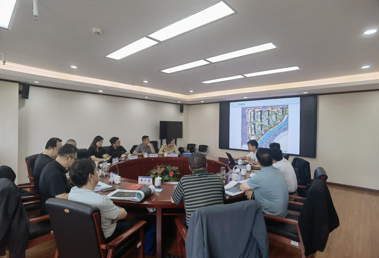 公司召開四代建筑設計專家會暨西河瑞府一期結構體系及基礎選型評審會