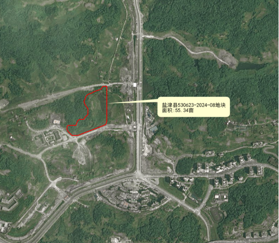 建工地產(chǎn)拍得鹽津縣一宗建設(shè)用地 