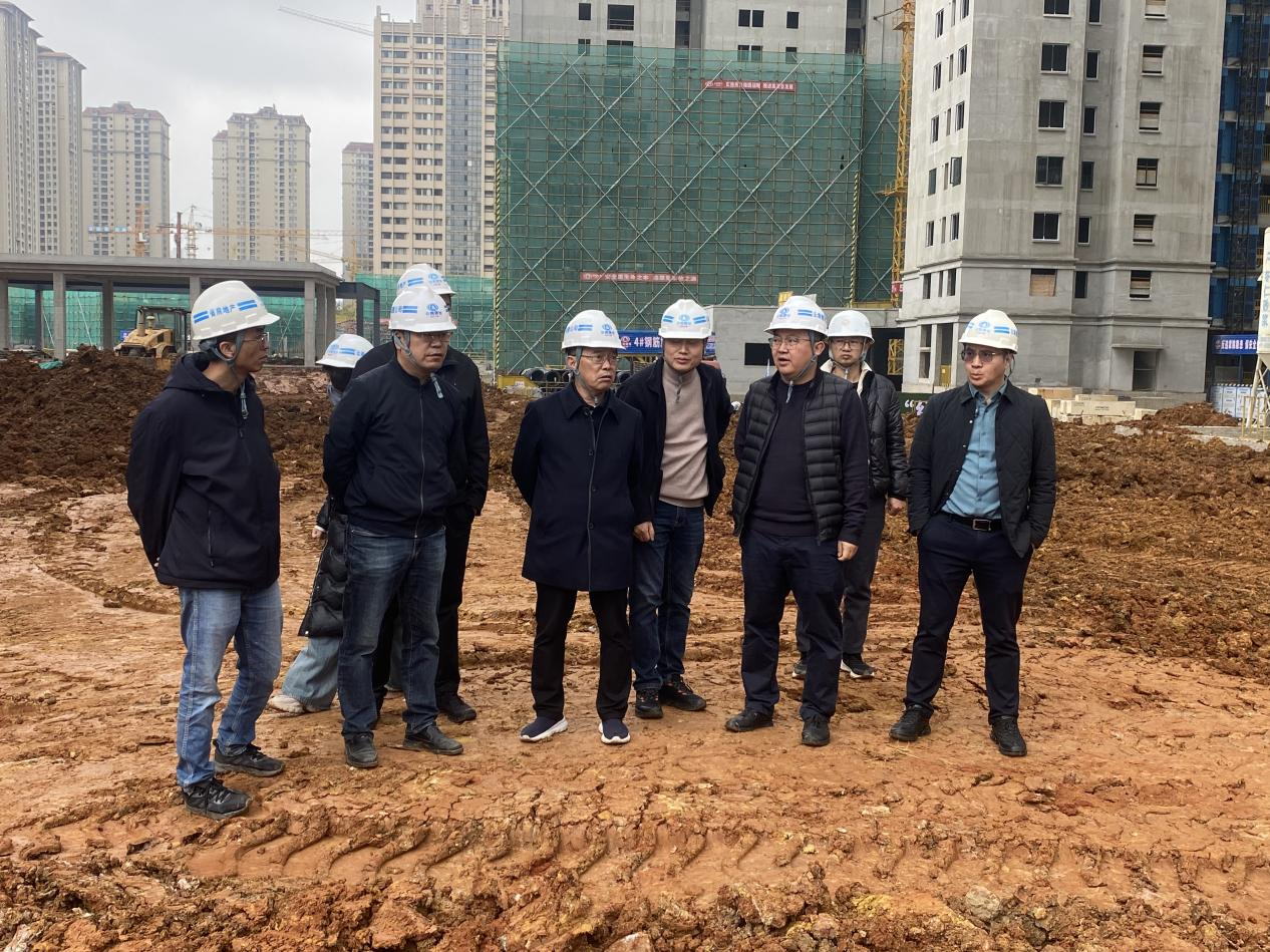 魏成凡到公司在建項(xiàng)目檢查指導(dǎo)
